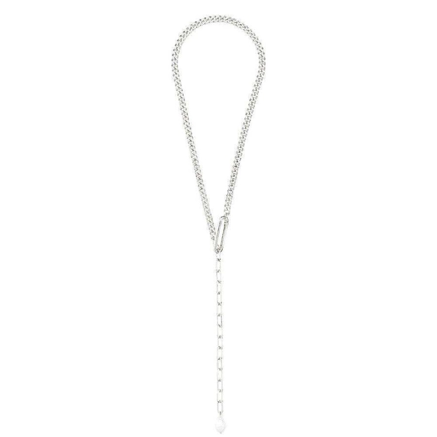 Necklaces Pilgrim Jewellery | Heat Recycled Chain Necklace - Silver Plated