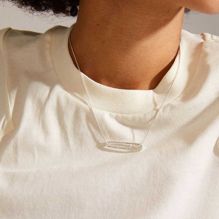 Necklaces Pilgrim Jewellery | Hanna Sch Nberg X Pilgrim Recycled Necklace - Silver Plated