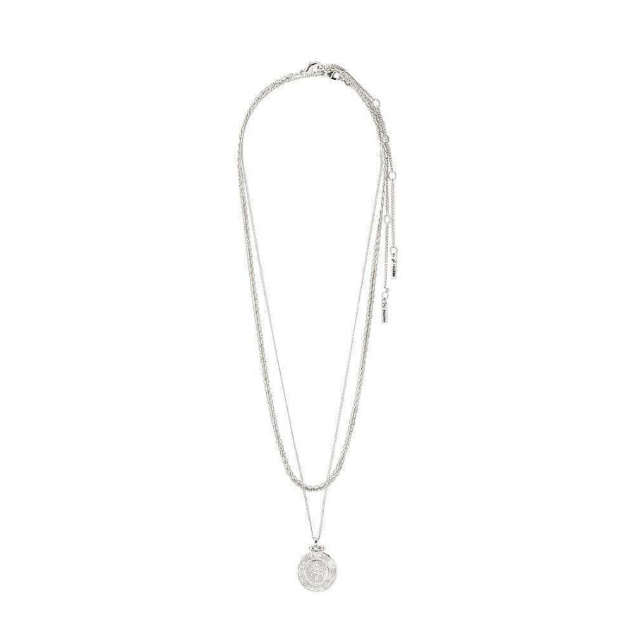 Necklaces Pilgrim Jewellery | Nomad Necklace - Silver Plated