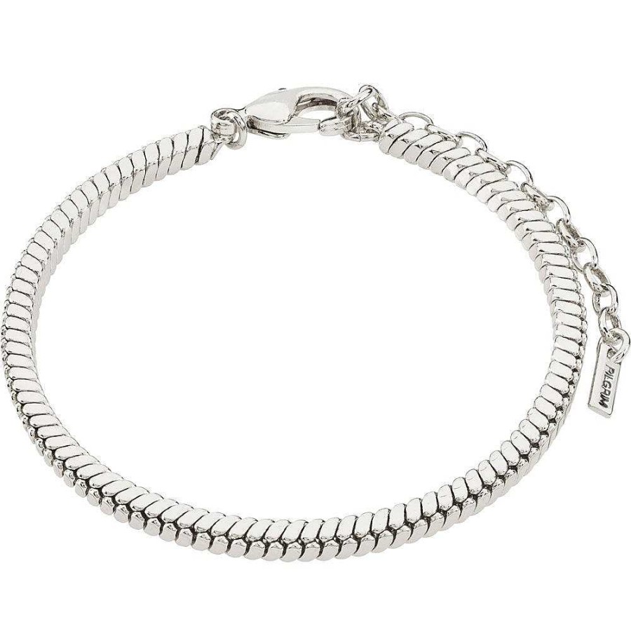 Bracelets Pilgrim Jewellery | Dominique Recycled Bracelet - Silver Plated