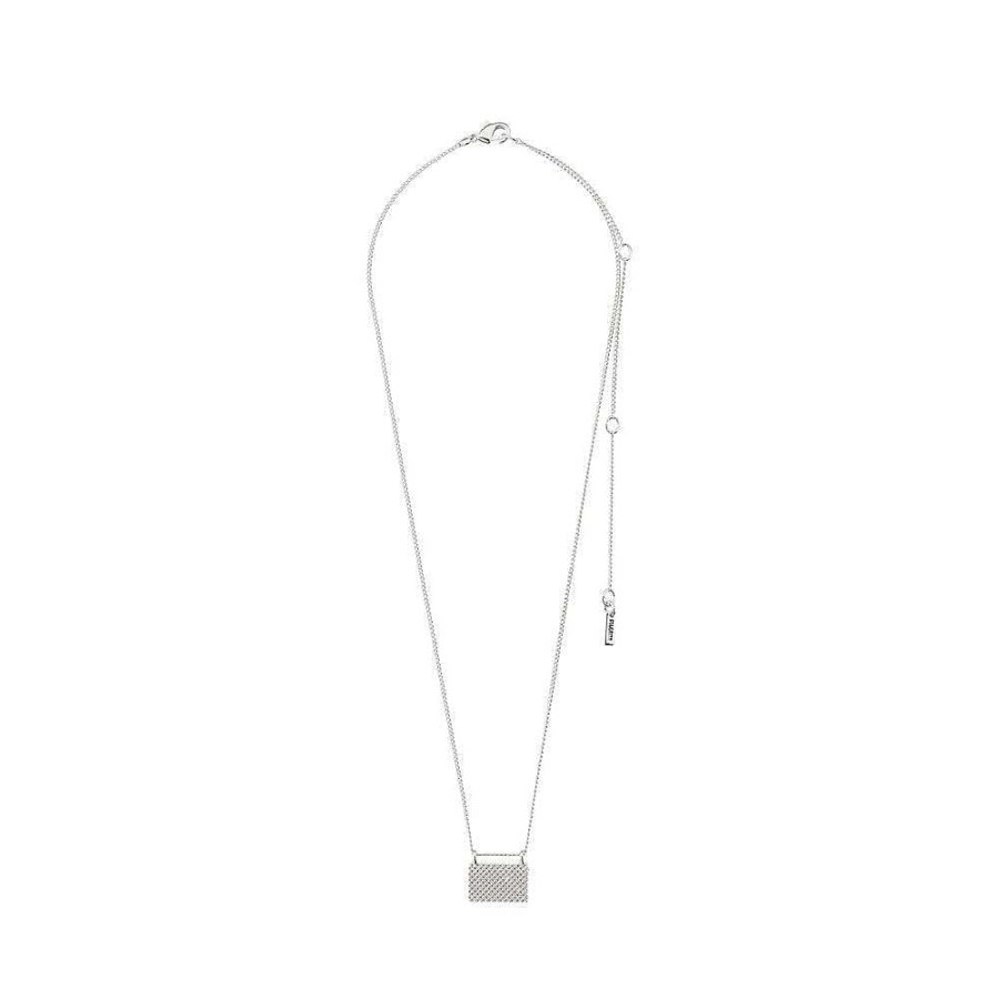 Necklaces Pilgrim Jewellery | Pulse Recycled Pendant Necklace - Silver Plated