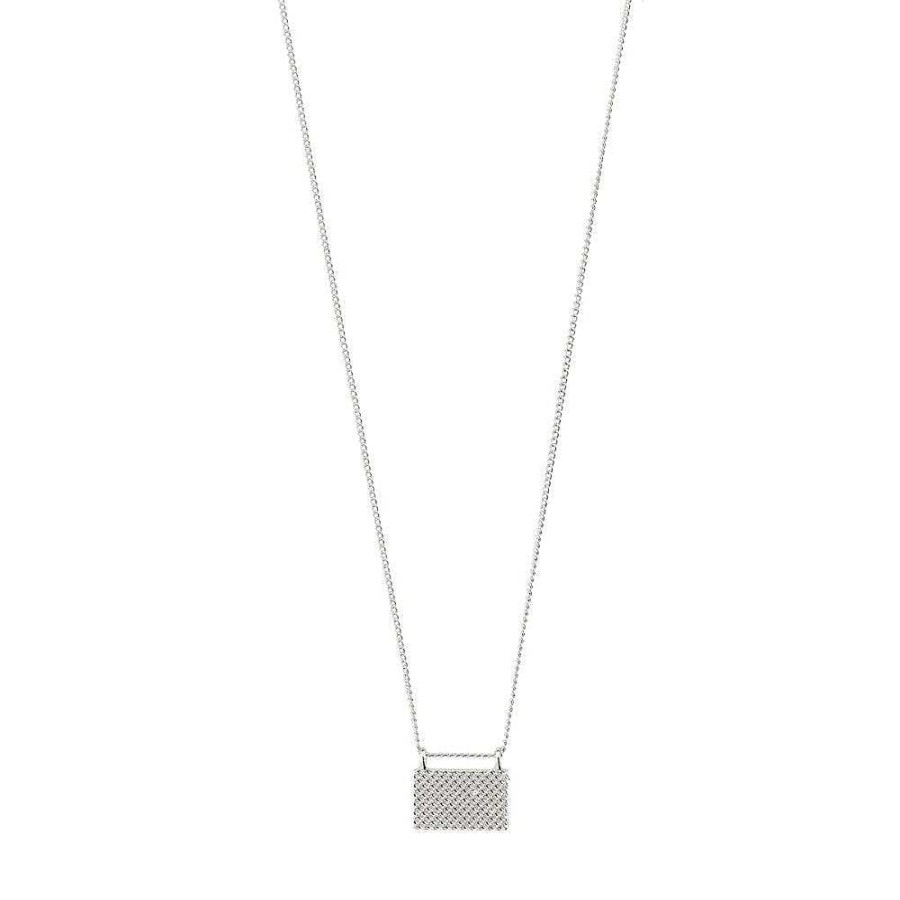 Necklaces Pilgrim Jewellery | Pulse Recycled Pendant Necklace - Silver Plated