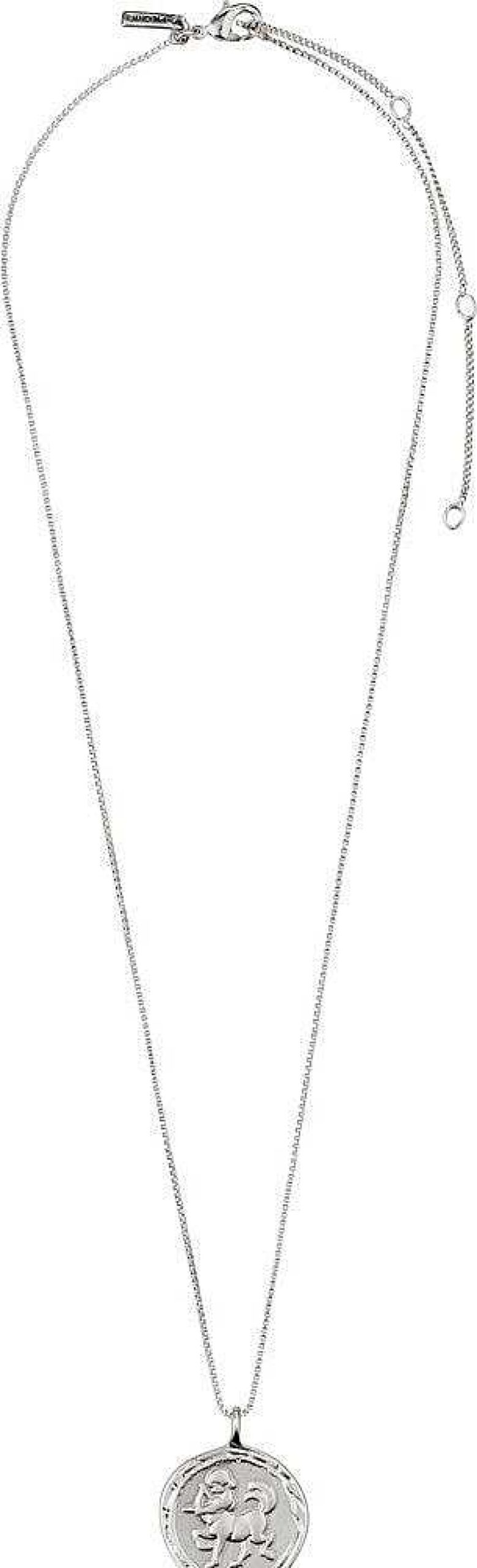 Necklaces Pilgrim Jewellery | Sagittarius Zodiac Sign Necklace - Silver Plated - Crystal