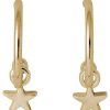 Earrings Pilgrim Jewellery | Ava Pi Hoops - Gold Plated