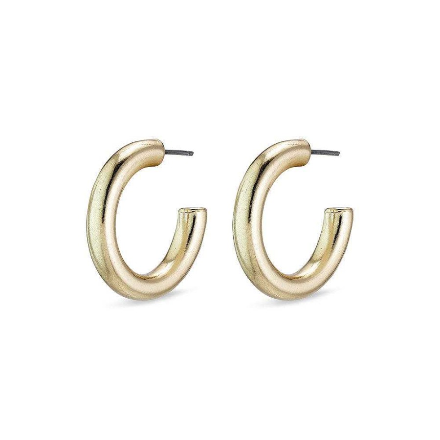 Earrings Pilgrim Jewellery | Maddie Pi Hoops - Gold Plated