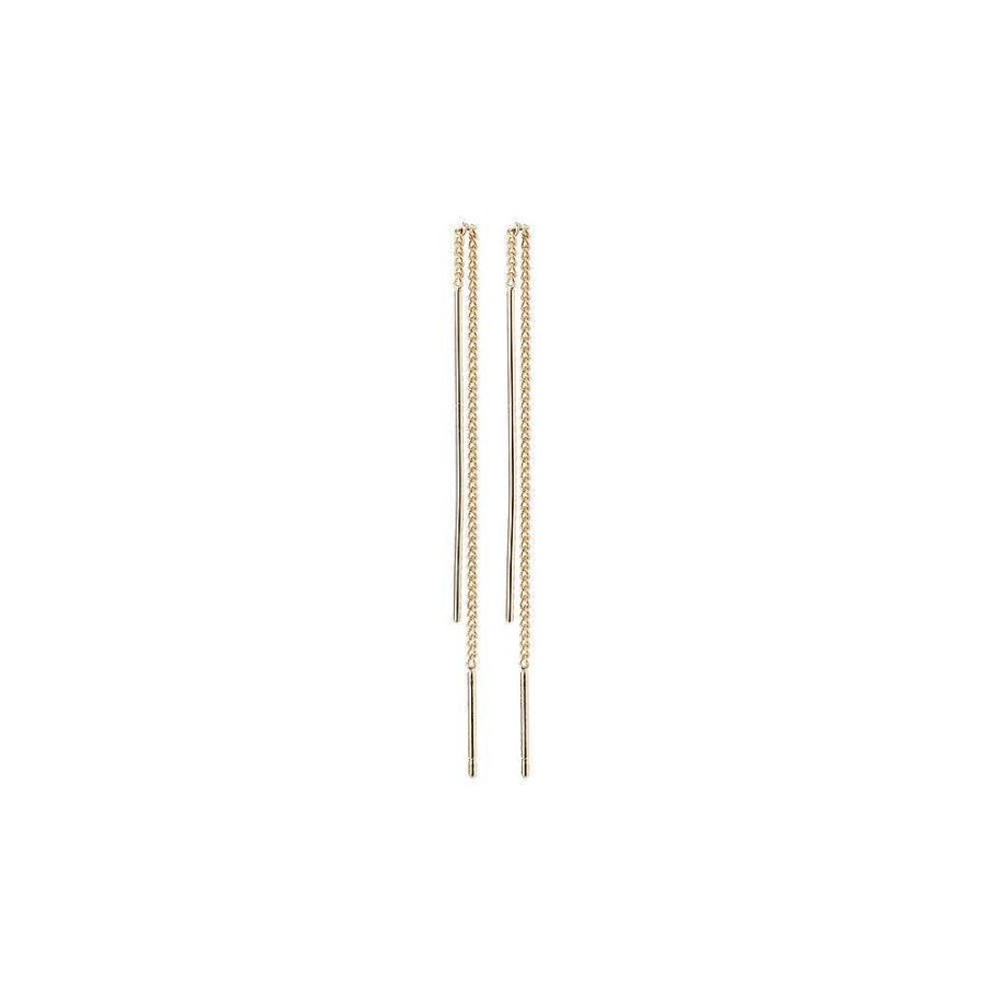 Earrings Pilgrim Jewellery | Tahoe Pi Earrings - Bar - Gold Plated