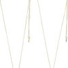 Necklaces Pilgrim Jewellery | Blink Recycled Necklace 2-In-1 - Gold Plated