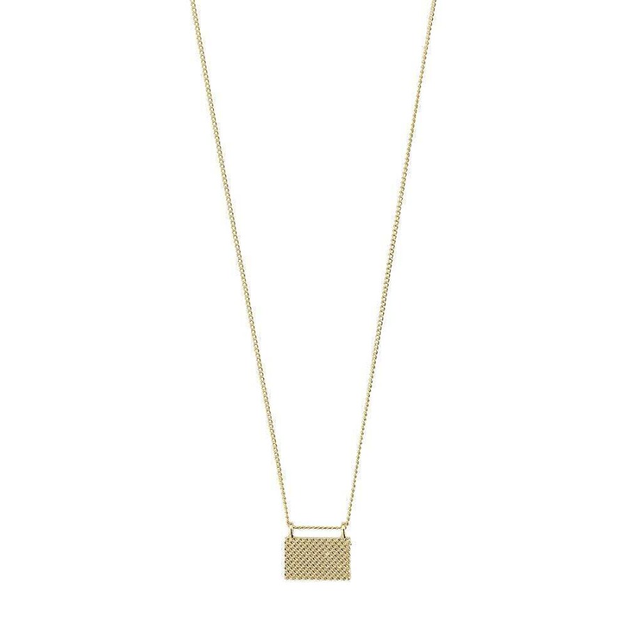 Necklaces Pilgrim Jewellery | Pulse Recycled Pendant Necklace - Gold Plated