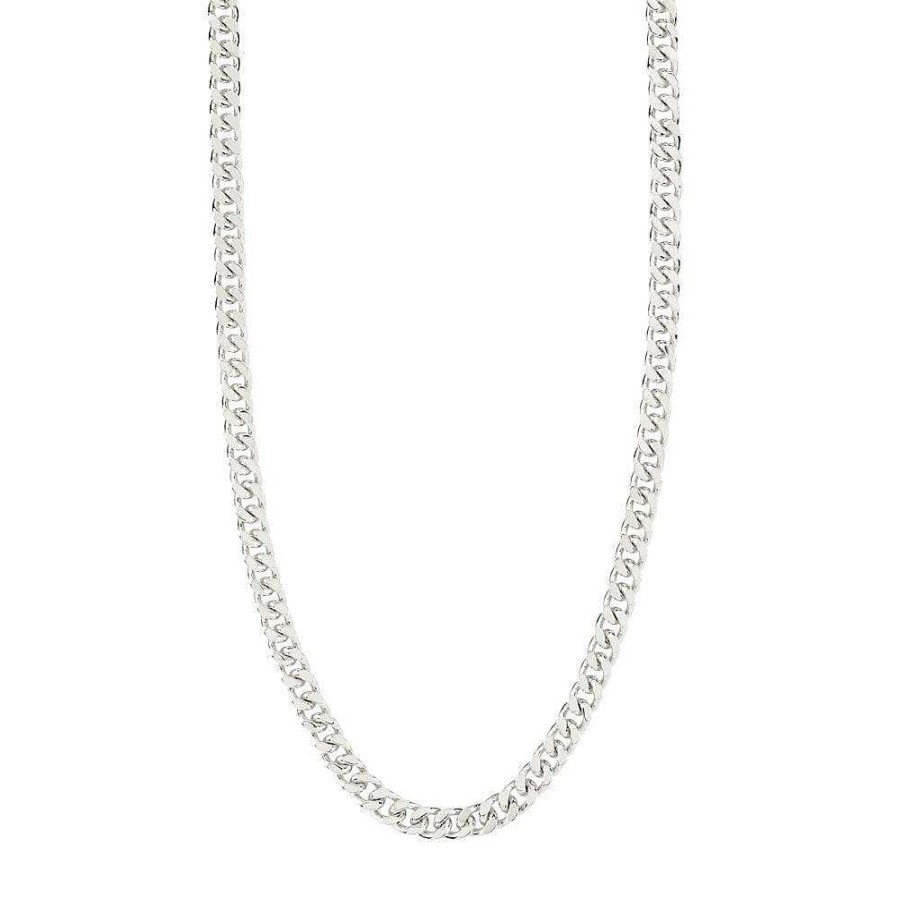 Necklaces Pilgrim Jewellery | Heat Recycled Chain Necklace - Silver Plated