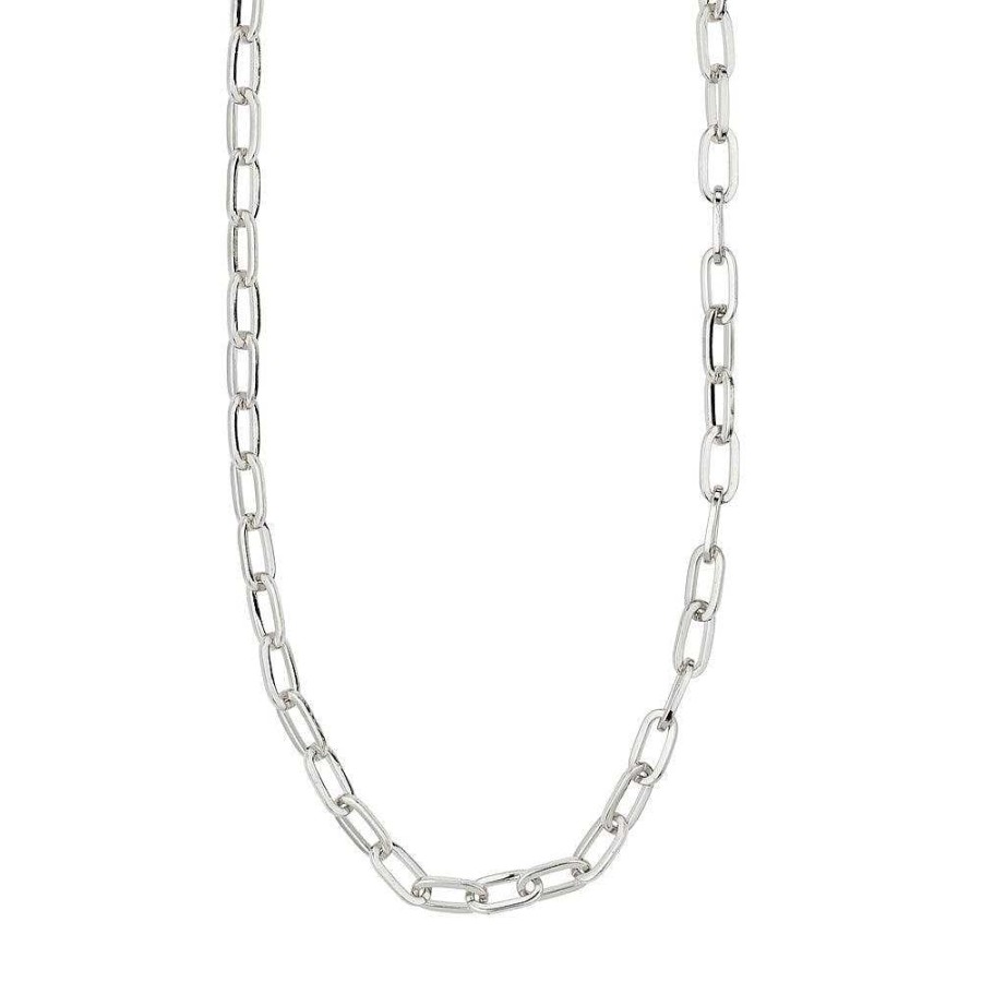 Necklaces Pilgrim Jewellery | Bibi Necklace - Silver Plated - White