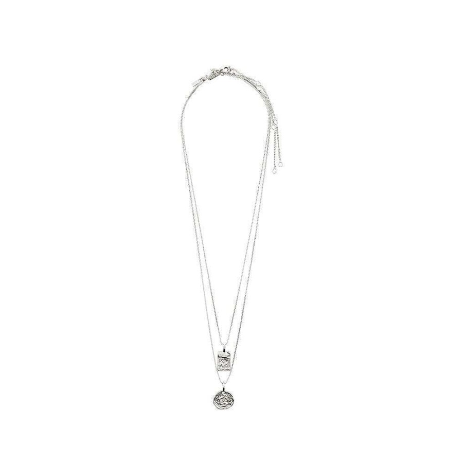 Necklaces Pilgrim Jewellery | Valkyria Pi Necklace - Silver Plated