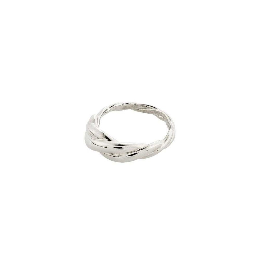 Rings Pilgrim Jewellery | Jonna Twirl Deco Ring - Silver Plated