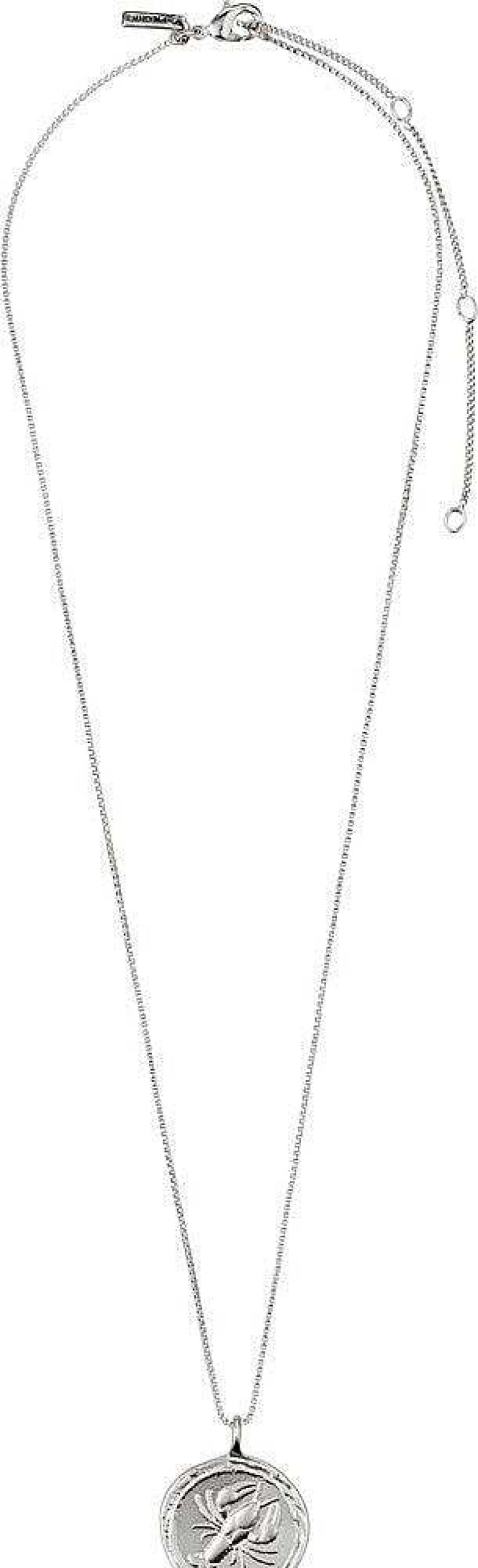 Necklaces Pilgrim Jewellery | Cancer Zodiac Sign Necklace - Silver Plated - Crystal