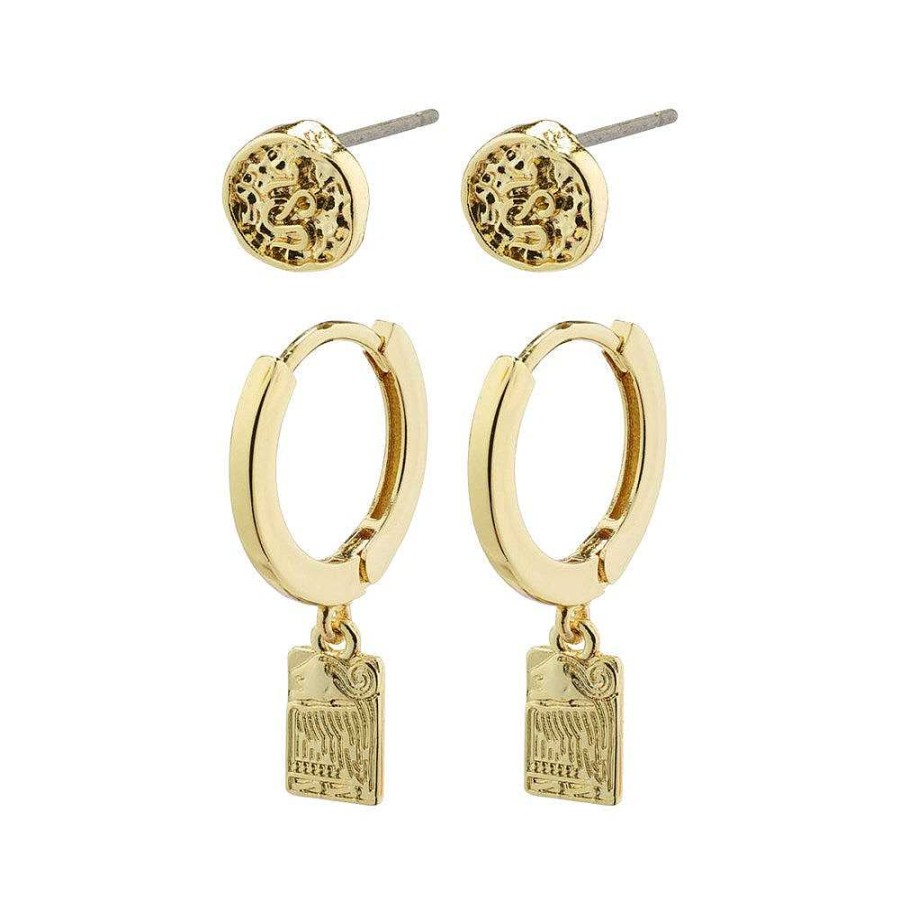 Earrings Pilgrim Jewellery | Valkyria Earrings - Gold Plated