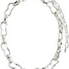 Necklaces Pilgrim Jewellery | Wave Recycled Necklace - Silver Plated